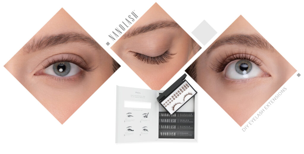 wimpern extensions selber machen nanolash